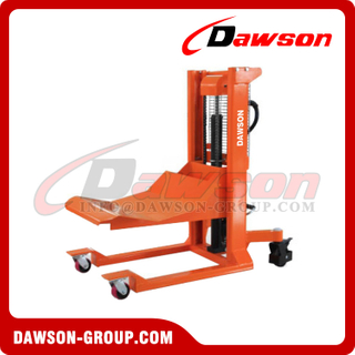 DAWSON Stacker, Manual Material Lift, Manual Pallet Stacker, Mini Semi-electric Stacker, Electric Stacker, Hydraulic Flat Plate Stacker, Electric Flat Plate Stacker, Roll Work Positioner