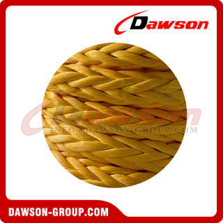 DAWSON TYSONNEEMA HMPE 12 Strands Mooring Rope, Ultra High Molecular Weight Polyethylene Synthetic Fiber Rope (UHMPE)
