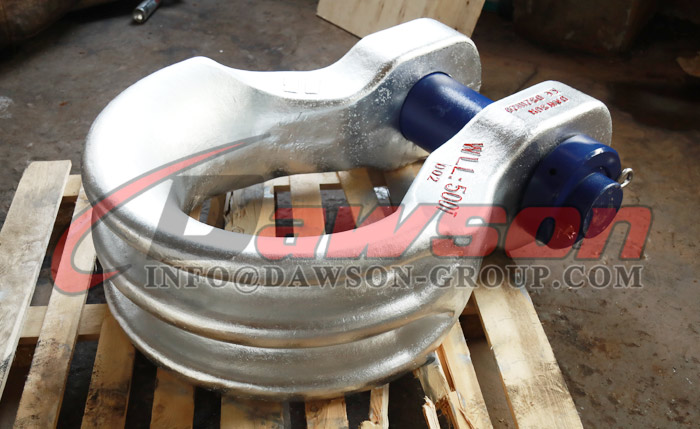 DG2160 Alloy Steel Bolt Type Wide Body Shackle for Synthetic Web Slings, Synthetic Round Slings or Wire Rope Slings - Dawson Group Ltd. - China Supplier, Factory