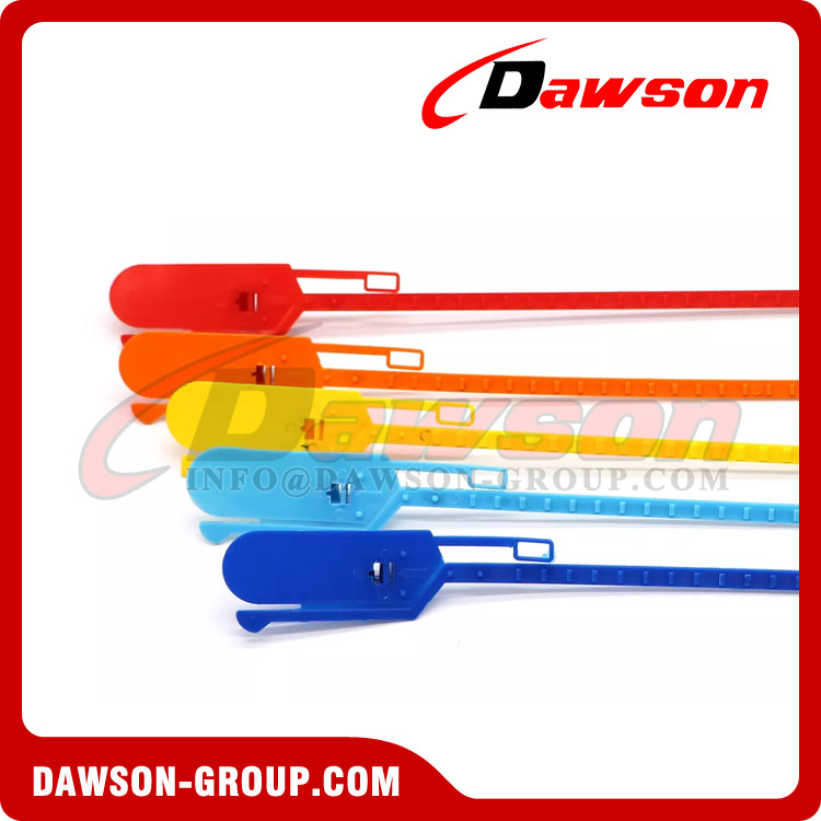 DS-BCP201 Plastic Tamper Seals Plastic Bag Security Seal Customize Sealed One Time Use Cash Bag Using Strip Plastic Seal