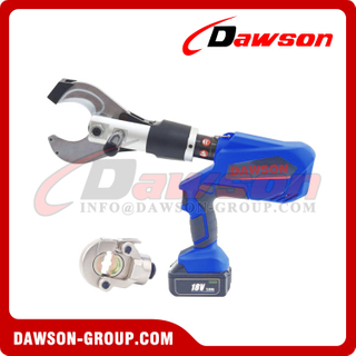 DAWSON DS-EZ-65C/300 OLED Display Rechargeable Electric Portable Hydraulic Cable Cutter Open for 65mm Copper-Aluminum Armored Cable, Battery Hydraulic Tools