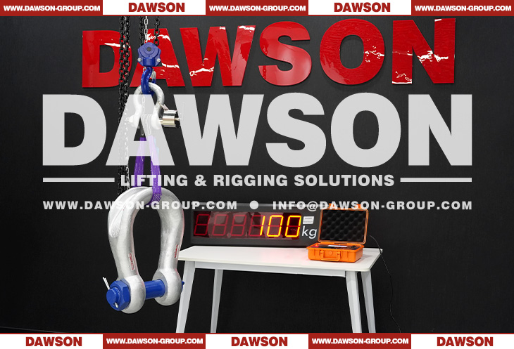Application for H.D.G. Wireless Pin Load Cell Shackle, Wireless Load Shackles - Dawson Group Ltd. - China Factory