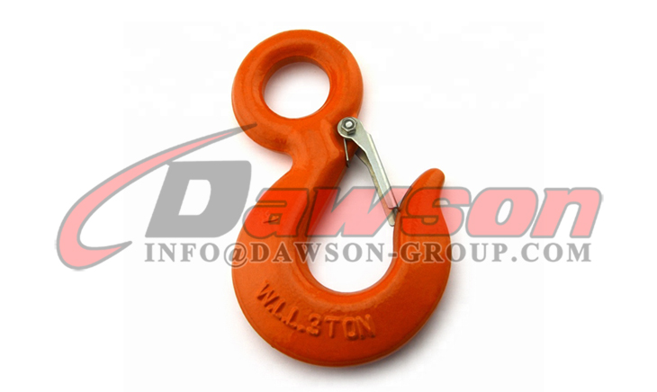 DS130 320A Grade 70 G70 Forged Alloy Steel Eye Hoist Hook with