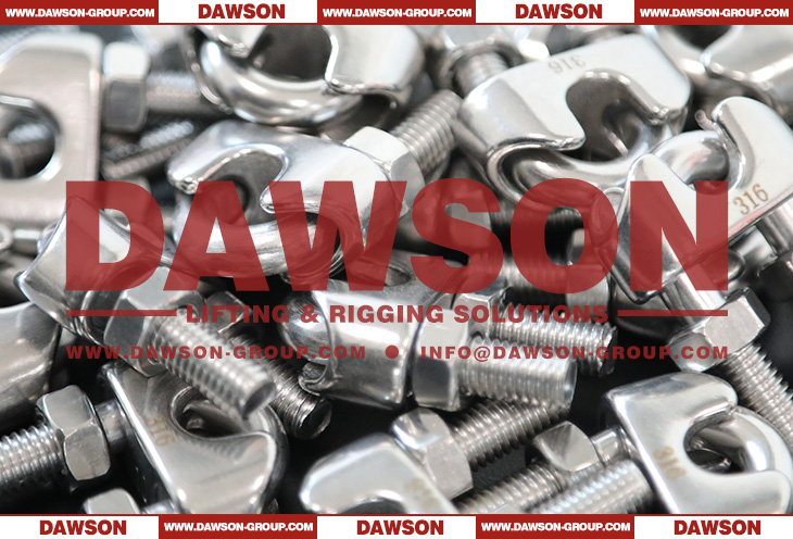 DAWSON Stainless Steel DIN 741 Wire Rope Clips, SS316 AISI304 Wire Rope Clamps - Dawson Group Ltd. - China Manufacturer, Factory, Supplier