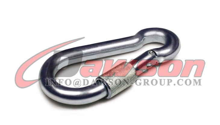 Electric Galvanized DIN5299D Snap Hook with Screw Zinc Plated
