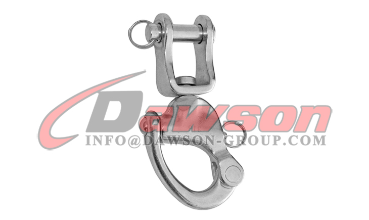 Swivel Shackle Duty 304 Stainless Steel Swivel Ring Snap Anchor Rolling  Shackle Device for Lifting (12mm)