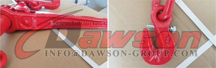 Grade 80 Load Binder for Lashing, G80 Ratchet Binder With Safety Hooks - Dawson Group Ltd. - China Supplier, Manufacturer, Factory