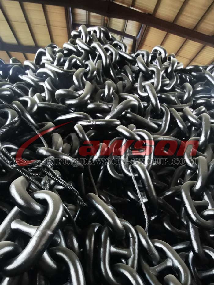 19MM Grade U2 Grade U3 Anchor Chain Cable, Stud Link Marine Anchor ...