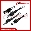 Automatic Retractable Ratchet Tie Down Straps with Damping Version, Auto Retractable Ratchet Strap with Non-damping Version and Push Button Release