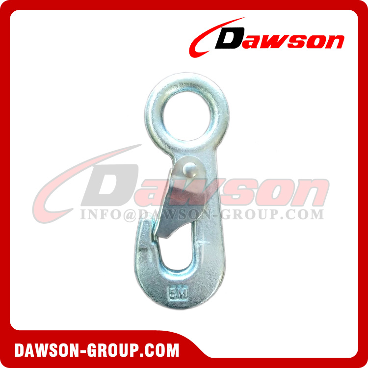 Forged Carbon Steel Rope Hook with Latch