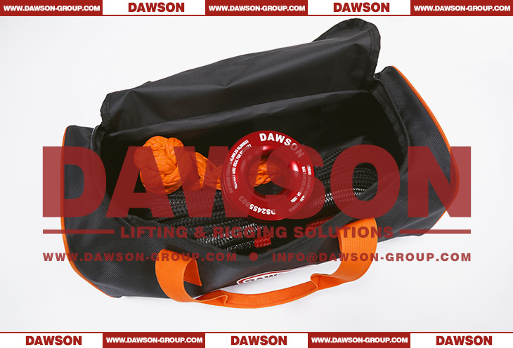 Package about Vehicle Recovery Rope, Kinetic Recovery Rope, Synthetic Soft Shackle, Aircraft Grade Aluminum Winch Snatch Recovery Ring - Dawson Group Ltd. - China Manufacturer, Supplier