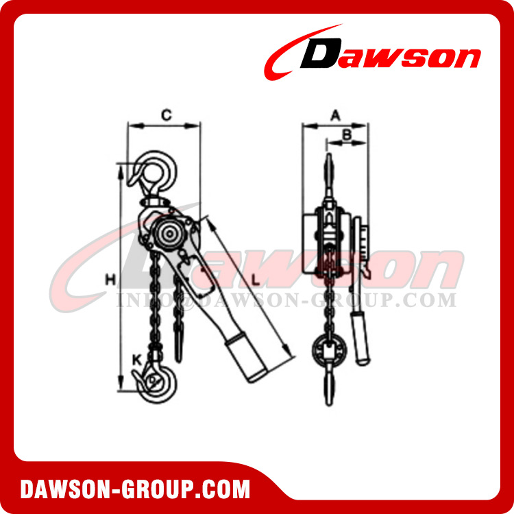 DSVP Type Manual Lever Block, Lever Hoist for Lifting