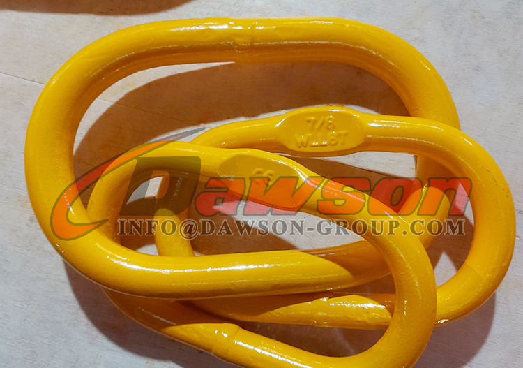 Grade 80 A347 U.S. Type Super Alloy Steel Welded Master Link Assembly