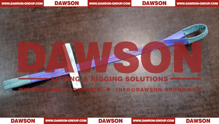 WLL 1 Ton Polyester Webbing Slings - Lifting Slings, 1000KG Flat Web Slings EN1492-1 - Dawson Group Ltd. - China Manufacturer, Supplier, Factory