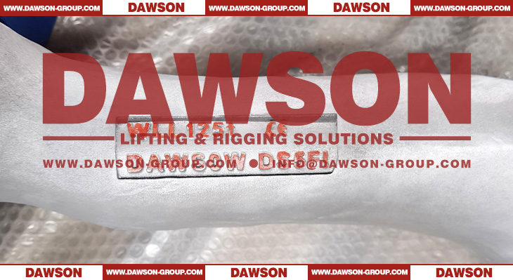 DG2160 WLL 125T Alloy Steel Bolt Type Wide Body Shackle for Synthetic Web Slings, Synthetic Round Slings or Wire Rope Slings - Dawson Group Ltd. - China Manufacturer, Supplier