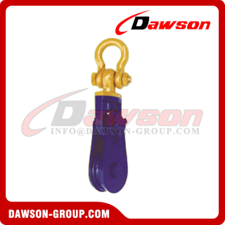 H431 Super Champion Snatch Pulley Block with Shackle