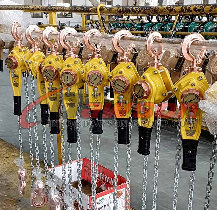 DS-EX-L Spark Proof Lever Hoist, Lever Block for Lifting - Dawson Group Ltd. - China Manufacturer, Supplier, Factory