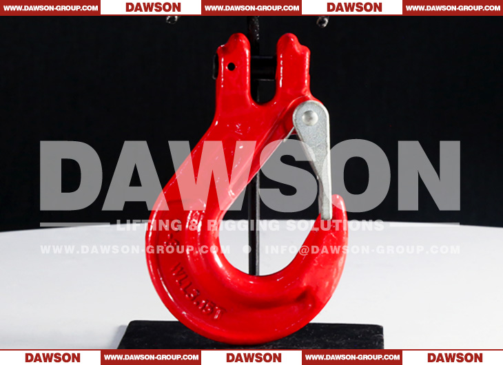 DS333 G80 Forged Clevis Sling Hook with Cast Latch for Lifting Chain Slings - Dawson Group Ltd. - China Manufacturer, Supplier, Factory