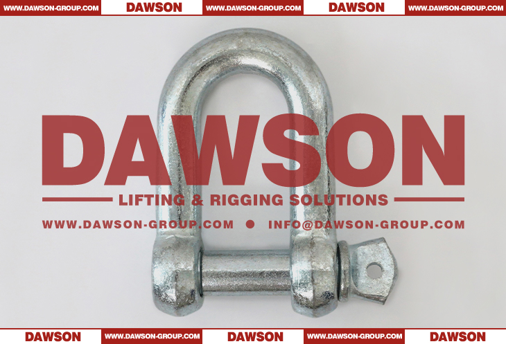 European Type Commercial Galv. Dee Shackle, Chain Shackle with Screw Pin - Dawson Group Ltd. - China Factory
