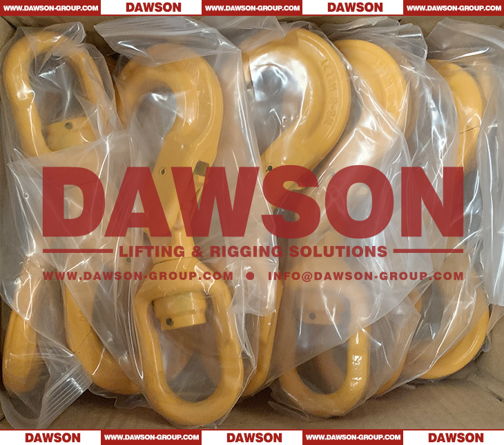 DS042 G80 Swivel Selflock Hook With Bearing for Lifting Chain Slings - Dawson Group Ltd. - China Manufacturer
