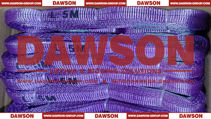 WLL 1 Ton 1000kg Polyester Webbing Slings - Lifting Slings - Dawson Group Ltd. - China Factory