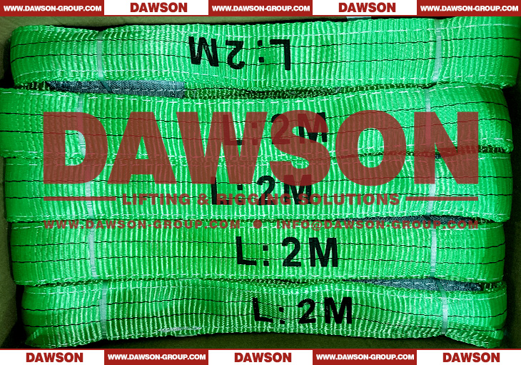 WLL 2 Ton 2000kg Polyester Webbing Slings - Lifting Slings - Dawson Group Ltd. - China Supplier, Manufacturer