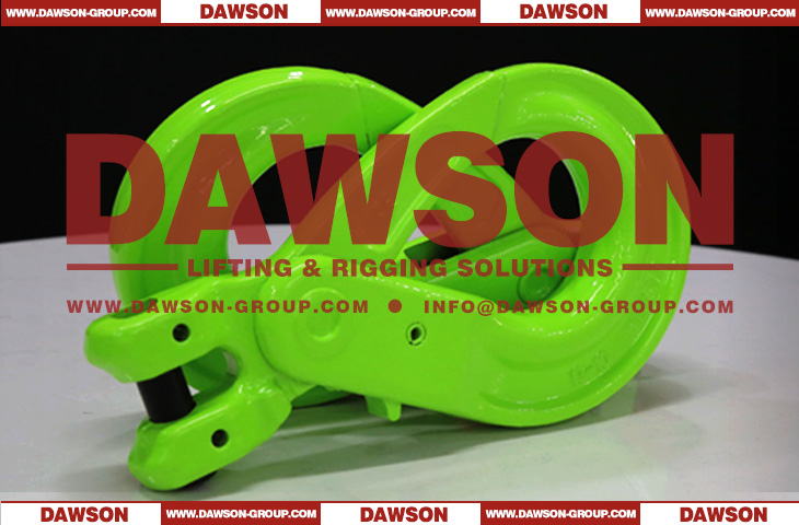 DS1006 GRADE 100 European Type Forged Clevis Self-Locking Hook for Lifting Chain Slings - Dawson Group Ltd. - China Factory, Supplier