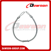 DAWSON Galvanized Carbon Steel Rust and Corrosion Resistant Whipcheck Safety Cable Hose to Hose Whip Check Cable