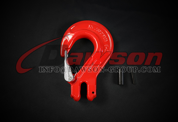 DS333 G80 WLL 3.15T Clevis Sling Hook with Cast Latch for Lifting Chain Slings - Dawson Group Ltd. - China Manufacturer, Supplier, Factory