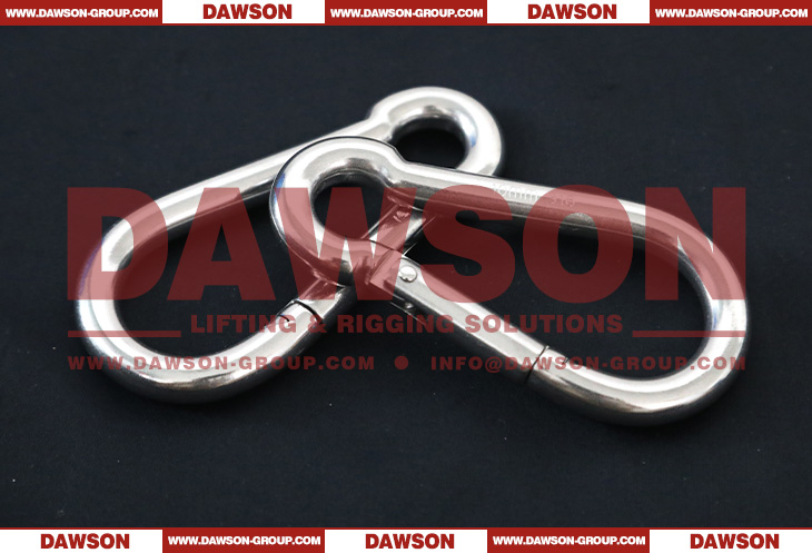 Stainless Steel Snap Hook DIN5299 Form C, DIN5299C AISI 304 AISI 316 Spring Carabiner - Dawson Group Ltd. - China Supplier, Factory, Manufacturer
