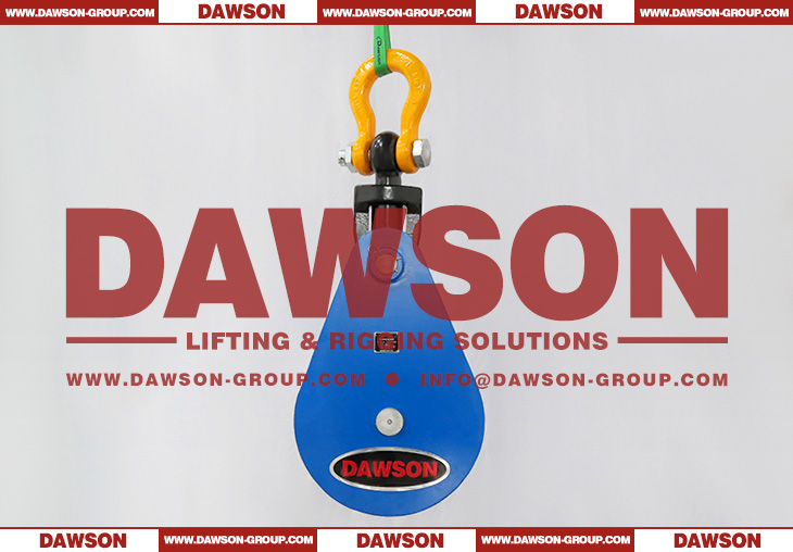 DAWSON WLL 85 Ton Heavy duty (HD) Lifting Snatch Block with Shackle - Dawson Group Ltd. - China Manufacturer, Supplier, Factory