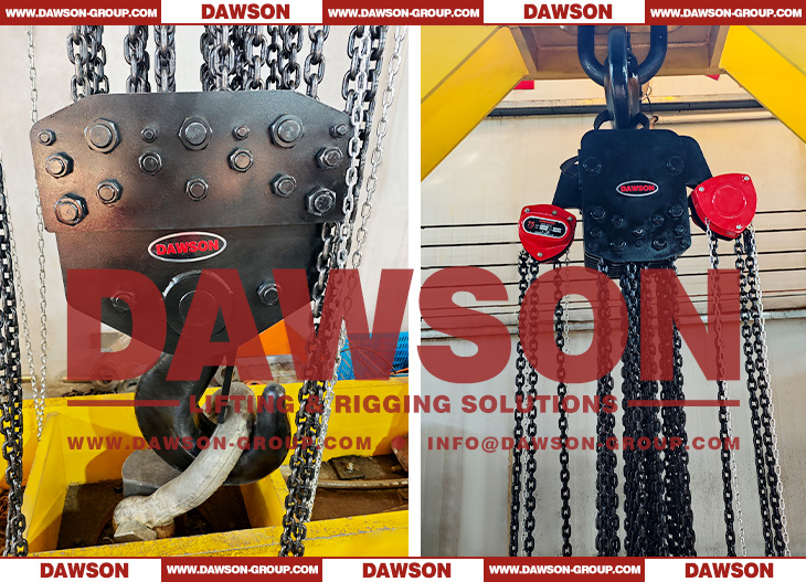 DSVD-75T 75Ton 75000KG Heavy Duty Manual Chain Block, Chain Hoist for Large-scale Lifting Work - Dawson Group Ltd. - China Manufacturer, Supplier