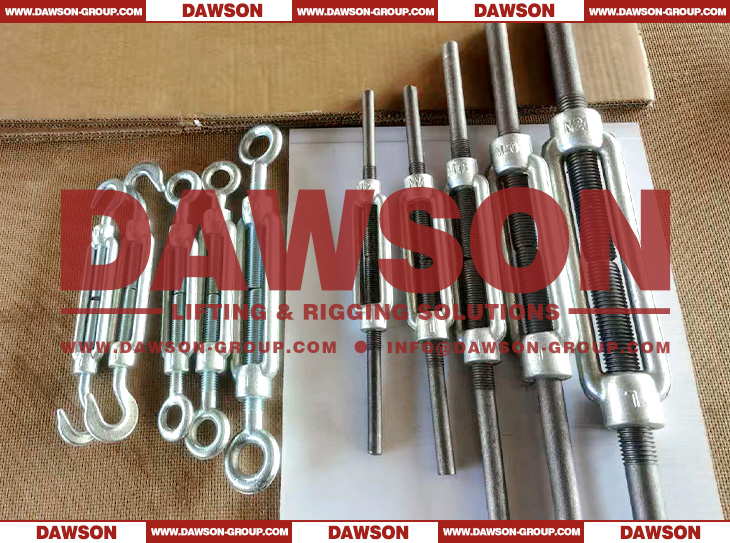 DIN 1480 Turnbuckle withEye & Eye, Hook & Hook, Zinc Plated Forged Body Turnbuckles Stub End - Dawson Group Ltd. - China Manufacturer, Supplier, Factory