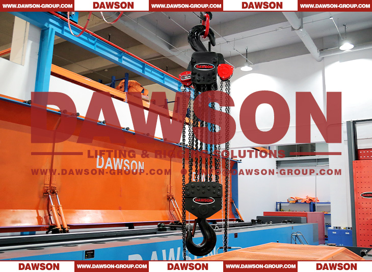 DSVD-75T 75Ton 75000KG Heavy Duty Manual Chain Block, Chain Hoist for Large-scale Lifting Work - Dawson Group Ltd. - China Manufacturer