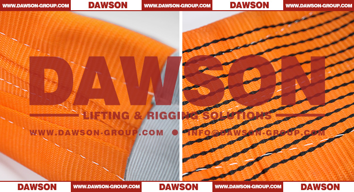 DAWSON WLL 30 Ton Heavy Duty Polyester Webbing Slings - Lifting Slings Crane Slings - Dawson Group Ltd. - China Factory, Supplier