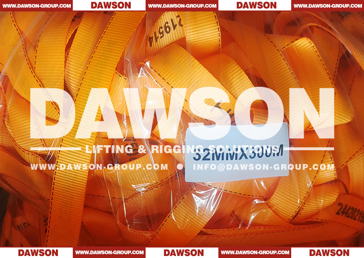 32MM Orange Polyester Woven Cord Lash Strapping, One Way Lashing Systems - Dawson Group Ltd. - China Manufacturer, Supplier, Factory