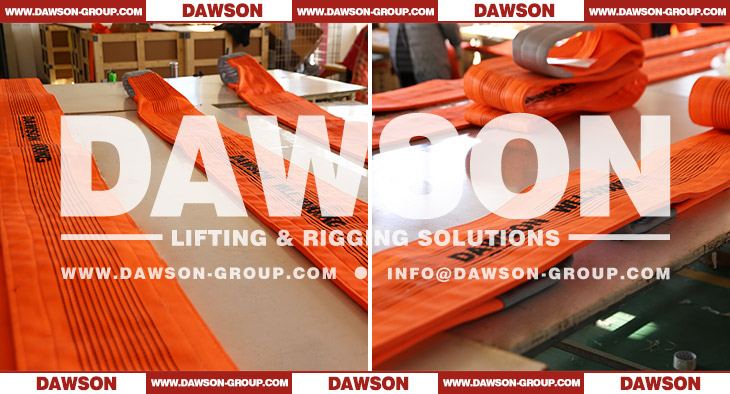 DAWSON WLL 30 Ton 30000KG Heavy Duty Polyester Webbing Slings - Lifting Slings Crane Slings - Dawson Group Ltd. - China Supplier, Factory