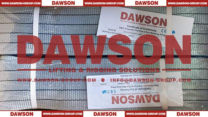 DAWSON WLL 4 Ton Webbing Sling ISO4878 Lifting Slings - Dawson Group Ltd. - China Manufacturer, Factory