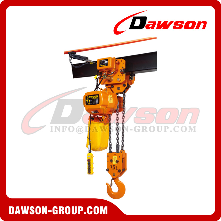 7.5 Ton Electric Chain Hoist with Electric Trolley - Dawson