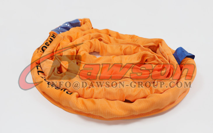 WLL 20T Polyester Round Slings, Lifting Slings, Heavy Duty Round Slings - Dawson Group Ltd. - China Manufacturer, Supplier, Factory