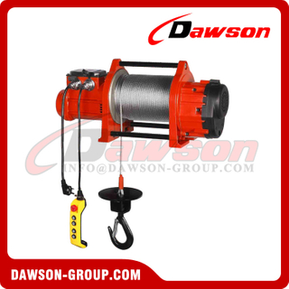 DAWSON DS-NJ Stationary Electric Wire Winch, Electric Wire Rope Hoist Wireless Remote Controller