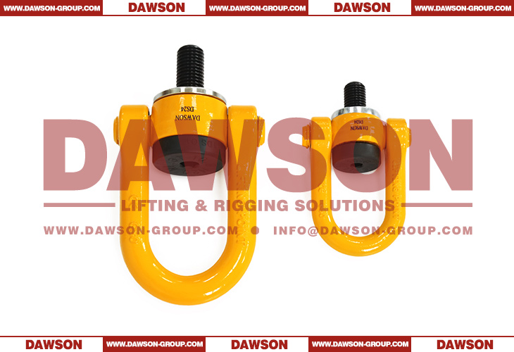 DAWSON M8-M100 Metric Thread Double Swivel Shackle G80 Swivel Hoist Ring - Dawson Group Ltd. - China Manufacturer