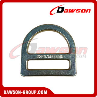 DSJ-3027 Outdoor Climb Fall Protection Stamped D-Ring, Sheet Steel D Ring for Polyester Web Lanyard