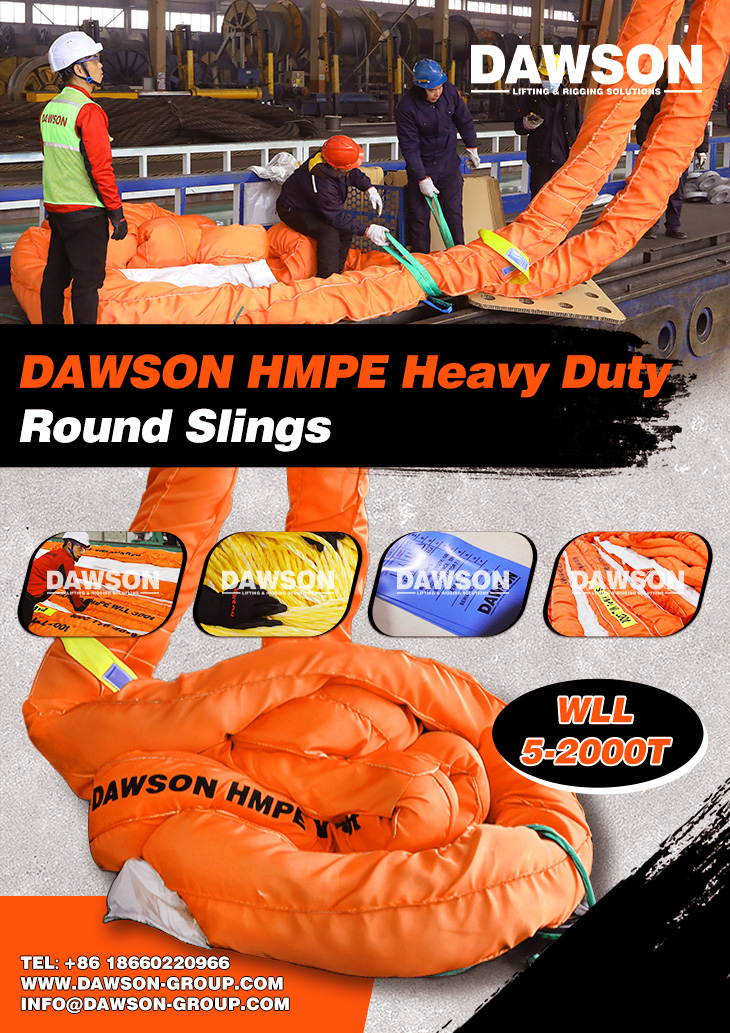 DAWSON HMPE Round Sling - Lightweight & Super Strong for Lifting Needs! - Dawson Group Ltd. - China Manufacturer, Supplier, Factory