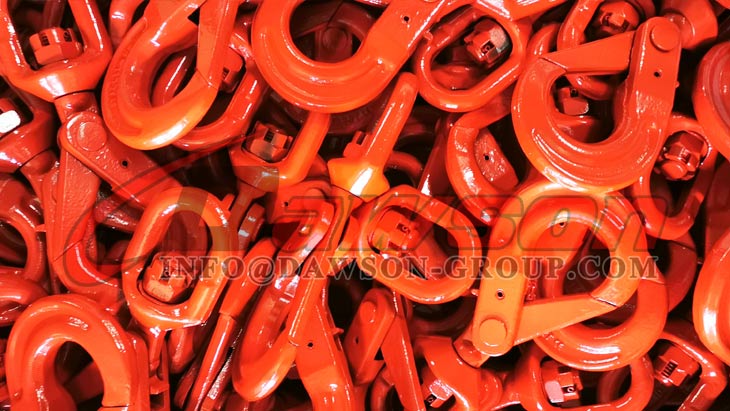 G80 Swivel Selflock Hook With Bearing for Lifting Chain Slings - Dawson Group Ltd. - China Manufacturer, Factory, Supplier