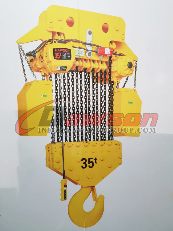 25 Ton Electric Chain Hoist with Electric Trolley, 25000KG Electric