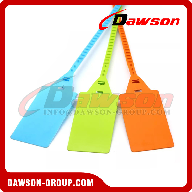 DS-BCP107 Plastic Seal Tags Pull Plastic Tight Seals Plastic Security Seal with Bar Code