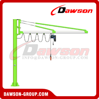 DSLV-HNN Aluminum Alloy Rail Slewing Jibs, Aluminum Alloy Rail Cantilever Crane, Jib Cranes