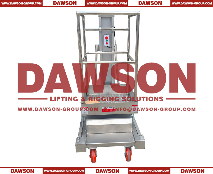 Single Screw Rising Platform DS-GTWY-100SS Single-mast Stainless Steel Lifting Platform, SS Lift ...