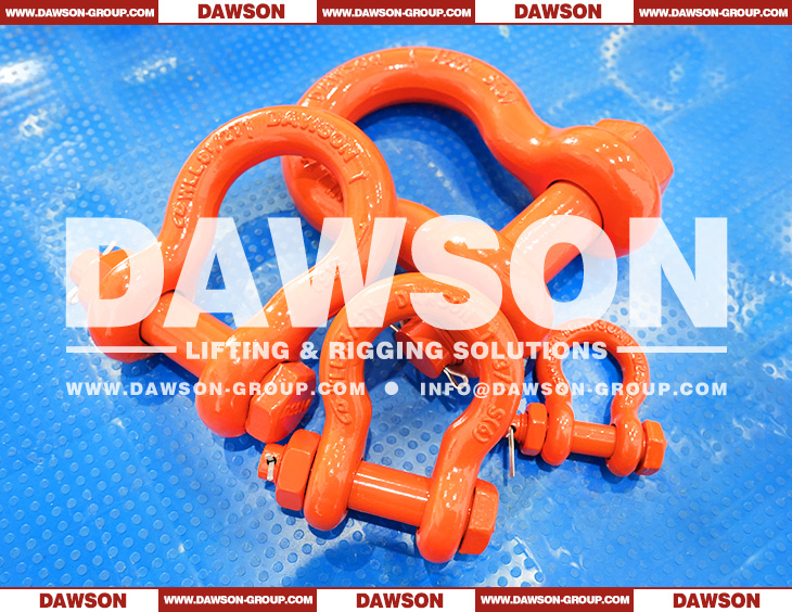 US Type DG2130 Bow Shackle with Safety Pin, S6 Bolt Type Anchor Shackle - Dawson Group Ltd. - China Manufacturer, Supplier